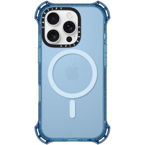 image:imageCASETiFY for iPhone 17 Pro Case  Bounce Compatible with MagSafe  Shockproof  213 ft 7X Military Grade Drop Protection  Matte BlackBaby Blue