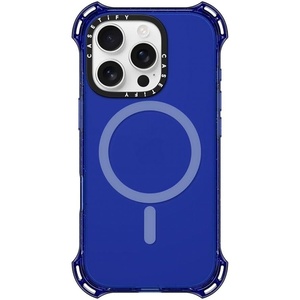 image:imageCASETiFY for iPhone 17 Pro Case  Bounce Compatible with MagSafe  Shockproof  213 ft 7X Military Grade Drop Protection  Matte BlackCobalt Blue