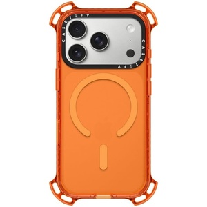 image:imageCASETiFY for iPhone 17 Pro Case  Bounce Compatible with MagSafe  Shockproof  213 ft 7X Military Grade Drop Protection  Matte BlackOrange