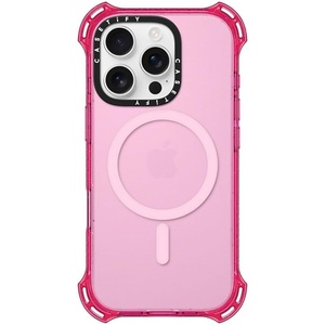 image:imageCASETiFY for iPhone 17 Pro Case  Bounce Compatible with MagSafe  Shockproof  213 ft 7X Military Grade Drop Protection  Matte BlackPrimrose Pink