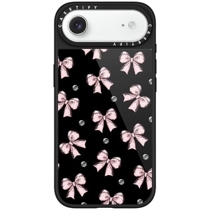 image:imageCASETiFY for iPhone 17 Pro Max Case  Glaze Compatible with MagSafe  Scratch Resistant  PeelProof Print  49 ft 1X Military Grade Drop Protection  Strawberry slices  Soft Blush  BlackMetallic Pink Ribbon