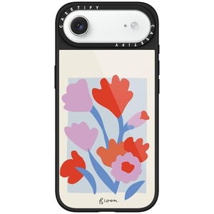 image:imageCASETiFY for iPhone 17 Pro Max Case  Glaze Compatible with MagSafe  Scratch Resistant  PeelProof Print  49 ft 1X Military Grade Drop Protection  Strawberry slices  Soft Blush  BlackBlooming Flowers
