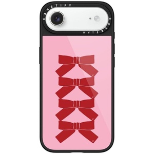 image:imageCASETiFY for iPhone 17 Pro Max Case  Glaze Compatible with MagSafe  Scratch Resistant  PeelProof Print  49 ft 1X Military Grade Drop Protection  Strawberry slices  Soft Blush  BlackBurgundy Bows