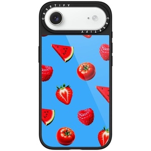 image:imageCASETiFY for iPhone 17 Pro Max Case  Glaze Compatible with MagSafe  Scratch Resistant  PeelProof Print  49 ft 1X Military Grade Drop Protection  Strawberry slices  Soft Blush  BlackRed Fruits on Sale