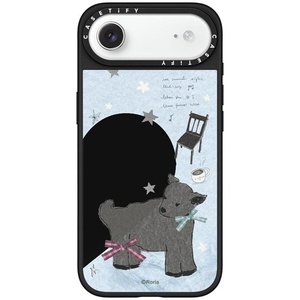 image:imageCASETiFY for iPhone 17 Pro Max Case  Mirror Compatible with MagSafe  Reflective  49 ft Drop Protection  Metallic Ribbon  Black On BlackCoffee