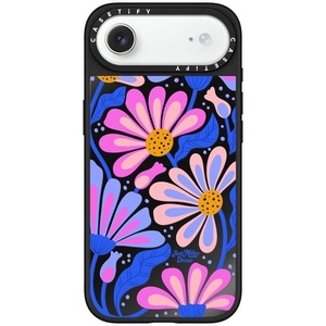 image:imageCASETiFY for iPhone 17 Pro Max Case  Mirror Compatible with MagSafe  Reflective  49 ft Drop Protection  Metallic Ribbon  Black On BlackMystic Daisy