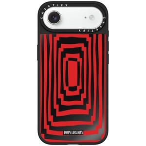 image:imageCASETiFY for iPhone 17 Pro Max Case  Mirror Compatible with MagSafe  Reflective  49 ft Drop Protection  Metallic Ribbon  Black On BlackThe Void Case