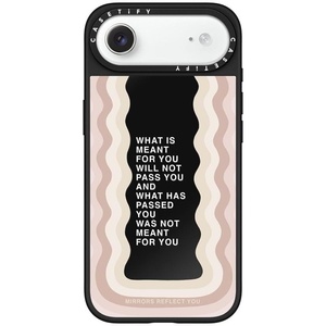 image:imageCASETiFY for iPhone 17 Pro Max Case  Mirror Compatible with MagSafe  Reflective  49 ft Drop Protection  Metallic Ribbon  Black On Blackmeant for you