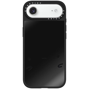 image:imageCASETiFY for iPhone 17 Pro Max Case  Mirror Compatible with MagSafe  Reflective  49 ft Drop Protection  Metallic Ribbon  Black On Blacksad potato face
