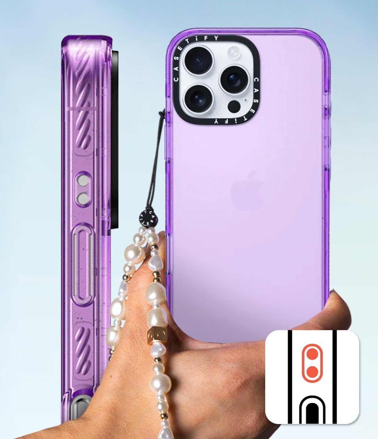 image:imageCASETiFY for iPhone 12 Pro Max Case  Impact  Slim Fit  66 ft Drop Protection  Ghost Lovers by Joce Cova  BlackMulticolorAssorted