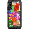 image:imageCASETiFY for Galaxy S25 Case  Impact  82 ft 4x Military Grade Drop Protection  Chrome Doodles  BlackAries Moross Sticker
