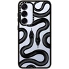 image:imageCASETiFY for Galaxy S25 Case  Impact  82 ft 4x Military Grade Drop Protection  Chrome Doodles  BlackBlack Kingsnake