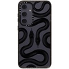 image:imageCASETiFY for Galaxy S25 Case  Impact  82 ft 4x Military Grade Drop Protection  Chrome Doodles  BlackBlack Kingsnake