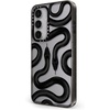 image:imageCASETiFY for Galaxy S25 Case  Impact  82 ft 4x Military Grade Drop Protection  Chrome Doodles  BlackBlack Kingsnake