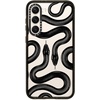 image:imageCASETiFY for Galaxy S25 Case  Impact  82 ft 4x Military Grade Drop Protection  Chrome Doodles  BlackBlack Kingsnake