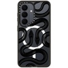 image:imageCASETiFY for Galaxy S25 Case  Impact  82 ft 4x Military Grade Drop Protection  Chrome Doodles  BlackBlack Kingsnake