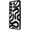 image:imageCASETiFY for Galaxy S25 Case  Impact  82 ft 4x Military Grade Drop Protection  Chrome Doodles  BlackBlack Kingsnake