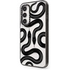 image:imageCASETiFY for Galaxy S25 Case  Impact  82 ft 4x Military Grade Drop Protection  Chrome Doodles  BlackBlack Kingsnake