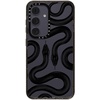 image:imageCASETiFY for Galaxy S25 Case  Impact  82 ft 4x Military Grade Drop Protection  Chrome Doodles  BlackBlack Kingsnake