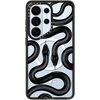 image:imageCASETiFY for Galaxy S25 Case  Impact  82 ft 4x Military Grade Drop Protection  Chrome Doodles  BlackBlack Kingsnake
