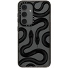 image:imageCASETiFY for Galaxy S25 Case  Impact  82 ft 4x Military Grade Drop Protection  Chrome Doodles  BlackBlack Kingsnake