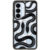 image:imageCASETiFY for Galaxy S25 Case  Impact  82 ft 4x Military Grade Drop Protection  Chrome Doodles  BlackBlack Kingsnake