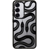 image:imageCASETiFY for Galaxy S25 Case  Impact  82 ft 4x Military Grade Drop Protection  Chrome Doodles  BlackBlack Kingsnake