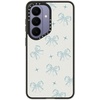 image:imageCASETiFY for Galaxy S25 Case  Impact  82 ft 4x Military Grade Drop Protection  Chrome Doodles  BlackBlue Dreamy Ribbon