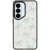image:imageCASETiFY for Galaxy S25 Case  Impact  82 ft 4x Military Grade Drop Protection  Chrome Doodles  BlackBlue Dreamy Ribbon