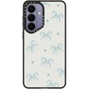 image:imageCASETiFY for Galaxy S25 Case  Impact  82 ft 4x Military Grade Drop Protection  Chrome Doodles  BlackBlue Dreamy Ribbon