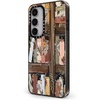 image:imageCASETiFY for Galaxy S25 Case  Impact  82 ft 4x Military Grade Drop Protection  Chrome Doodles  BlackBookshelf Garden