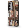image:imageCASETiFY for Galaxy S25 Case  Impact  82 ft 4x Military Grade Drop Protection  Chrome Doodles  BlackBookshelf Garden