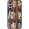 image:imageCASETiFY for Galaxy S25 Case  Impact  82 ft 4x Military Grade Drop Protection  Chrome Doodles  BlackBookshelf Garden