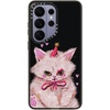 image:imageCASETiFY for Galaxy S25 Case  Impact  82 ft 4x Military Grade Drop Protection  Chrome Doodles  BlackCLOWN KITTY