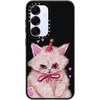 image:imageCASETiFY for Galaxy S25 Case  Impact  82 ft 4x Military Grade Drop Protection  Chrome Doodles  BlackCLOWN KITTY