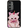 image:imageCASETiFY for Galaxy S25 Case  Impact  82 ft 4x Military Grade Drop Protection  Chrome Doodles  BlackCLOWN KITTY