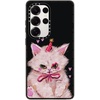image:imageCASETiFY for Galaxy S25 Case  Impact  82 ft 4x Military Grade Drop Protection  Chrome Doodles  BlackCLOWN KITTY