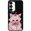 image:imageCASETiFY for Galaxy S25 Case  Impact  82 ft 4x Military Grade Drop Protection  Chrome Doodles  BlackCLOWN KITTY