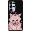 image:imageCASETiFY for Galaxy S25 Case  Impact  82 ft 4x Military Grade Drop Protection  Chrome Doodles  BlackCLOWN KITTY