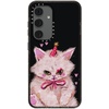 image:imageCASETiFY for Galaxy S25 Case  Impact  82 ft 4x Military Grade Drop Protection  Chrome Doodles  BlackCLOWN KITTY