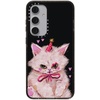 image:imageCASETiFY for Galaxy S25 Case  Impact  82 ft 4x Military Grade Drop Protection  Chrome Doodles  BlackCLOWN KITTY