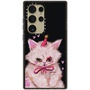 image:imageCASETiFY for Galaxy S25 Case  Impact  82 ft 4x Military Grade Drop Protection  Chrome Doodles  BlackCLOWN KITTY