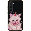 image:imageCASETiFY for Galaxy S25 Case  Impact  82 ft 4x Military Grade Drop Protection  Chrome Doodles  BlackCLOWN KITTY