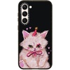 image:imageCASETiFY for Galaxy S25 Case  Impact  82 ft 4x Military Grade Drop Protection  Chrome Doodles  BlackCLOWN KITTY
