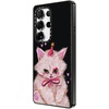 image:imageCASETiFY for Galaxy S25 Case  Impact  82 ft 4x Military Grade Drop Protection  Chrome Doodles  BlackCLOWN KITTY