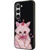 image:imageCASETiFY for Galaxy S25 Case  Impact  82 ft 4x Military Grade Drop Protection  Chrome Doodles  BlackCLOWN KITTY