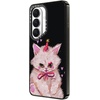 image:imageCASETiFY for Galaxy S25 Case  Impact  82 ft 4x Military Grade Drop Protection  Chrome Doodles  BlackCLOWN KITTY