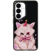 image:imageCASETiFY for Galaxy S25 Case  Impact  82 ft 4x Military Grade Drop Protection  Chrome Doodles  BlackCLOWN KITTY