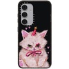 image:imageCASETiFY for Galaxy S25 Case  Impact  82 ft 4x Military Grade Drop Protection  Chrome Doodles  BlackCLOWN KITTY