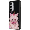 image:imageCASETiFY for Galaxy S25 Case  Impact  82 ft 4x Military Grade Drop Protection  Chrome Doodles  BlackCLOWN KITTY